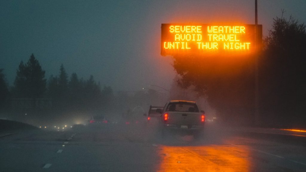 Stay Home If You Can! Warnings Issued Heavy Rain, Snow, and Strong Winds Threaten California