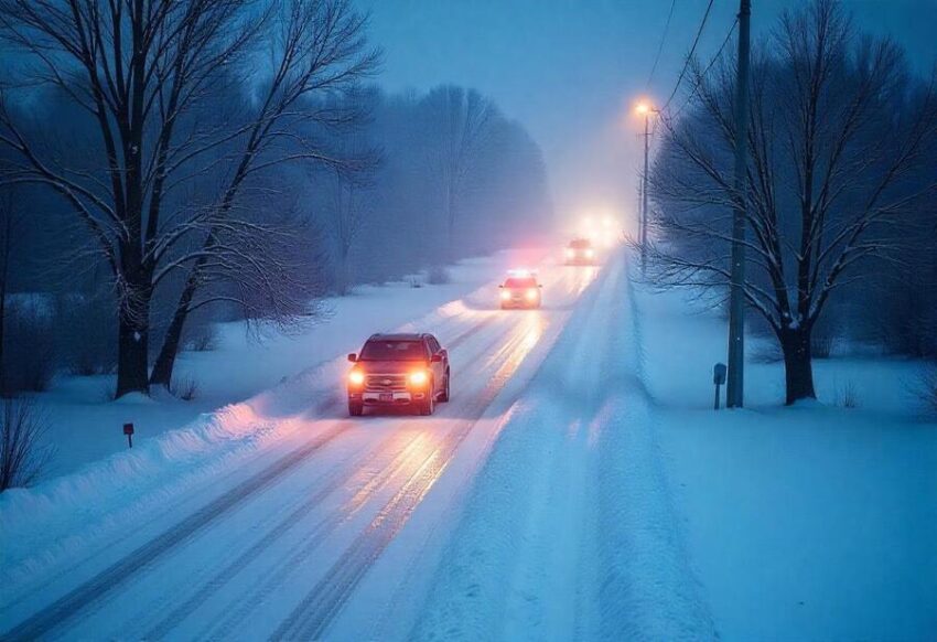 Slippery Roads Alert! Snow and Winds to Make Travel Hazardous in Central Michigan Tonight