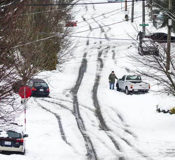 Slippery and Slow: Seattle Drivers, Look for Icy Roads and Travel Ahead