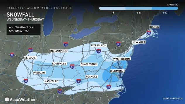 Massive Snowfall Coming: These Cities Could See a Foot of Snow by Thursday