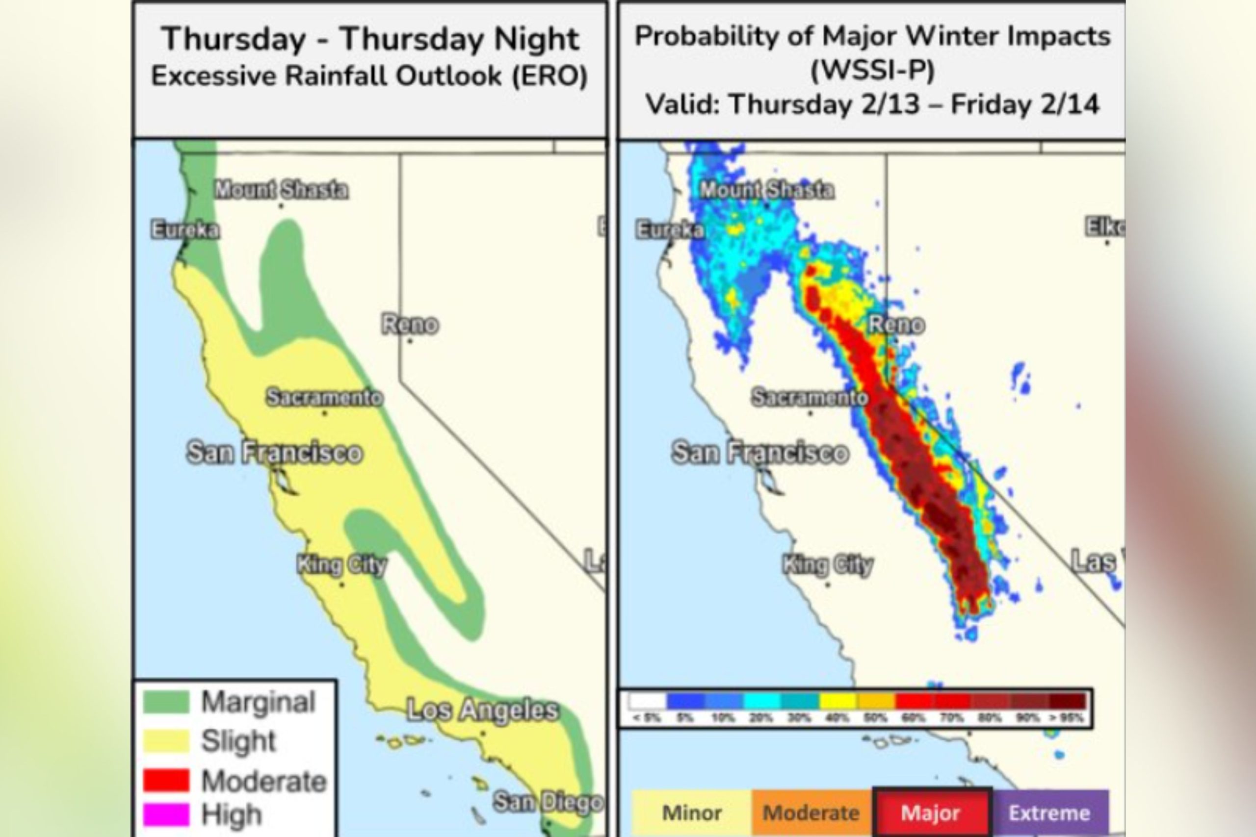 Severe Weather Alert: Heavy Rain, Winds, and Snow Threaten California!