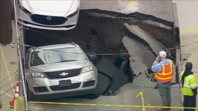 Shocking Philadelphia Sinkhole Swallows SUV: What You Need to Know!