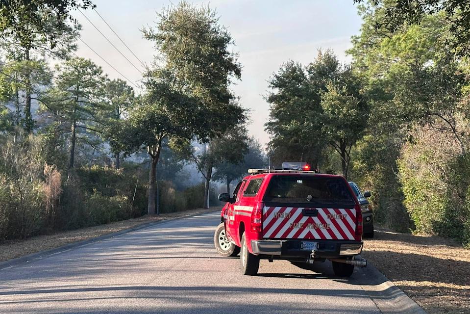 Racing Flames: South Carolina Residents Flee as Wildfires Explode