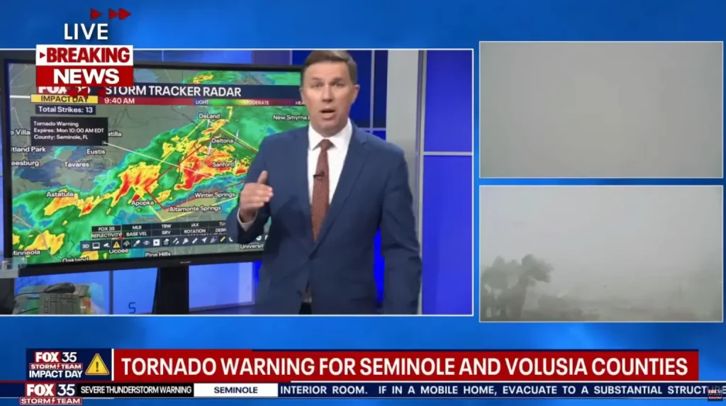 Is Your Safety at Risk? Florida TV Station’s Live Tornado Incident Will Leave You Speechless!