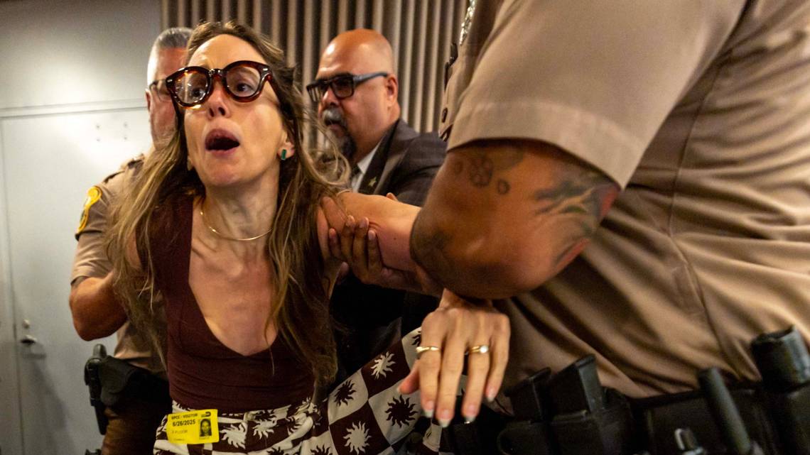 Shocking Moment: Woman Dragged From Miami-Dade Meeting After Protesting ICE Deal Sparks Public Outrage