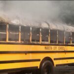 Marietta School Bus Drivers Watch a Bus Burn — Here's Why It Was Intentional